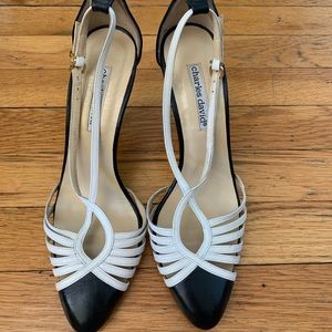 Black and white Charles David pumps